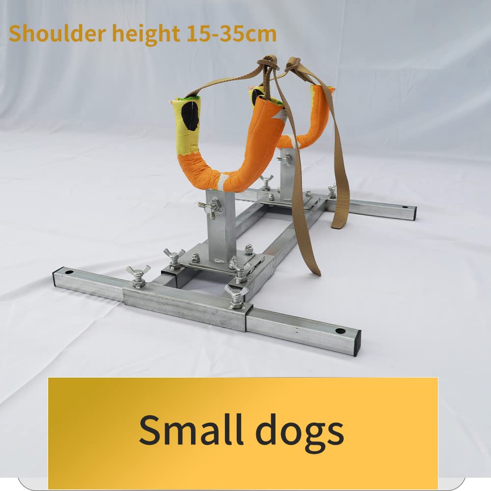 Stainless Steel Adjustable Dog Breeding Stand - Height & Length Customizable Pet Breeding Bracket for Small to Medium Dogs | Durable Breeding Accessories for Professional Breeders & Home Use
