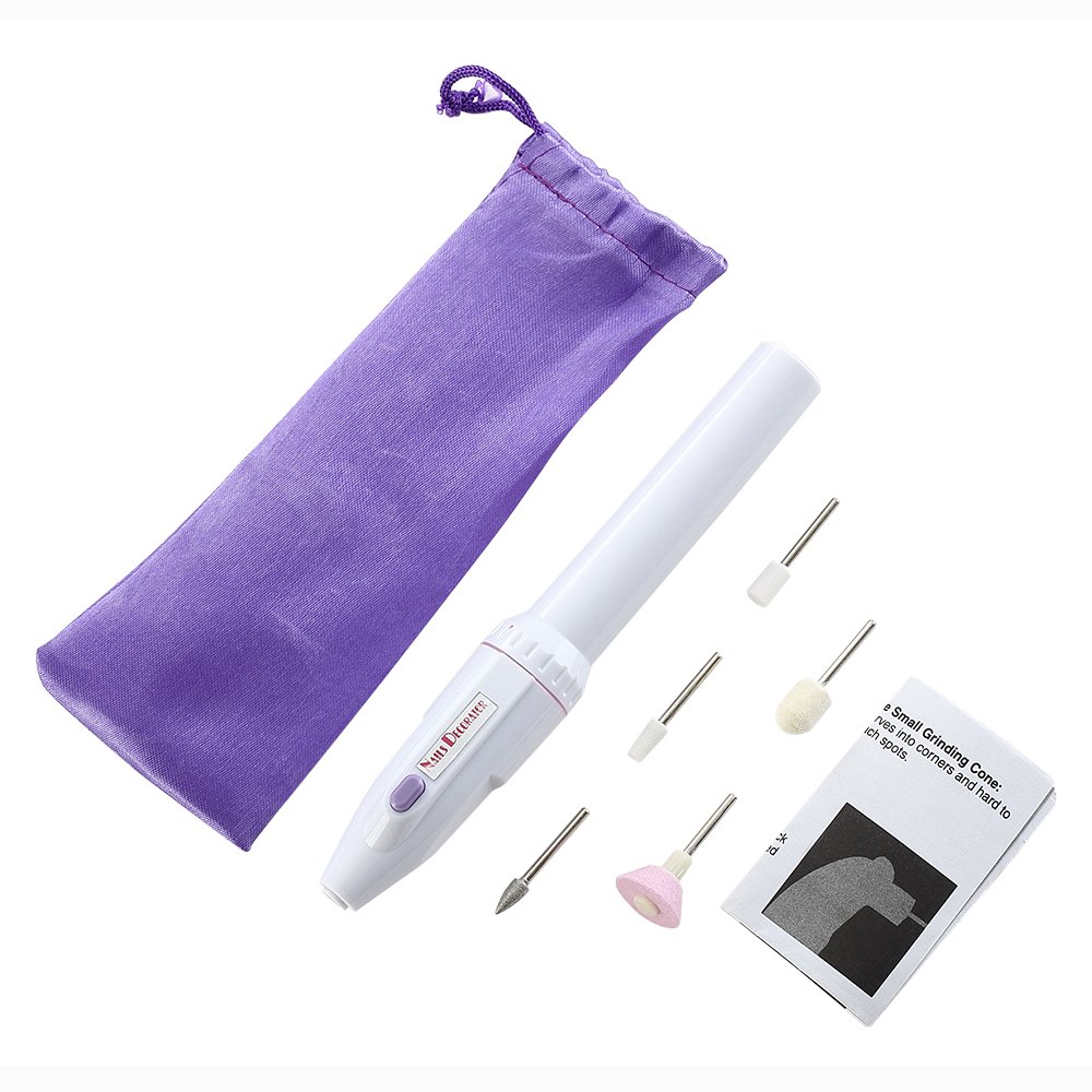 Professional 5-in-1 Electric Manicure & Pedicure Kit - Rechargeable Nail Drill, Callus Remover, Nail Buffer & Polisher - Perfect for Home Nail Care & Salon Professionals - Great Gift for Women & DIY Beauty Enthusiasts