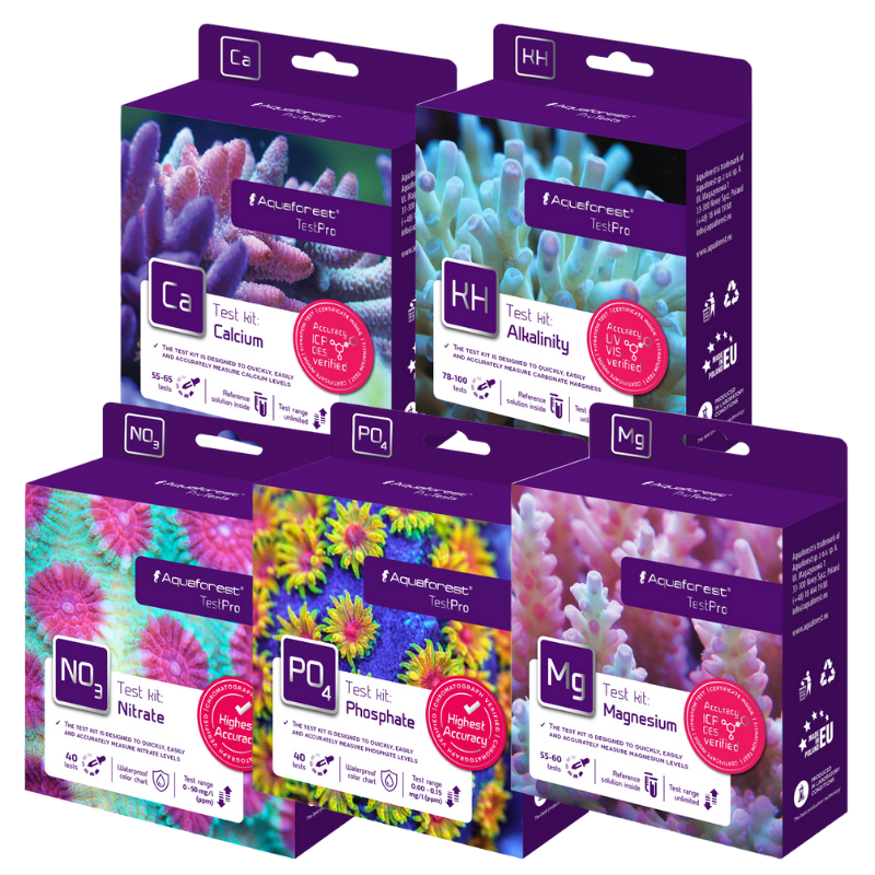 Aquaforest Magnesium Test Kit (TestPro Mg) - Accurate Marine Aquarium Water Testing for Coral & Reef Tanks - Essential for Saltwater Fish Tank Maintenance