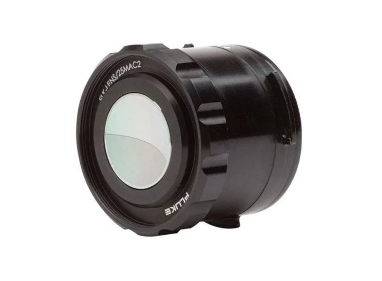 Fluke LENS/25MAC2 25 Micron Macro IR Lens for Tix580, Tix560, Tix520, Tix500 & Tix501 - High Precision Thermal Imaging for Electrical Inspections, HVAC Maintenance & Industrial Diagnostics
