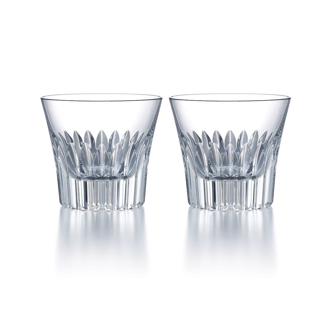 Premium Crystal Tumblers Set of 2 - 20oz Insulated Glasses for Hot & Cold Drinks - Perfect for Coffee, Tea, Cocktails at Home, Office or Outdoor Parties