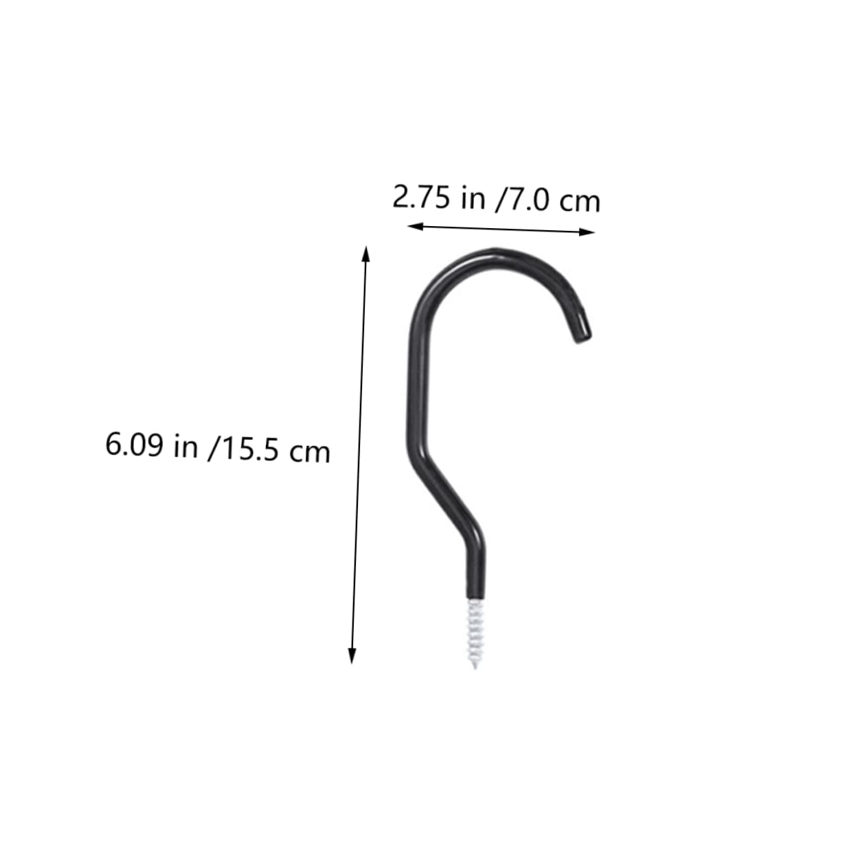 AUTSUPPL 10-Pack Heavy Duty Steel Bike Hooks - Wall Mount Bicycle Storage Rack with Screw-in Garage Hooks for Secure Bike Display & Organization - Perfect for Garage, Shed, or Indoor Cycling Storage