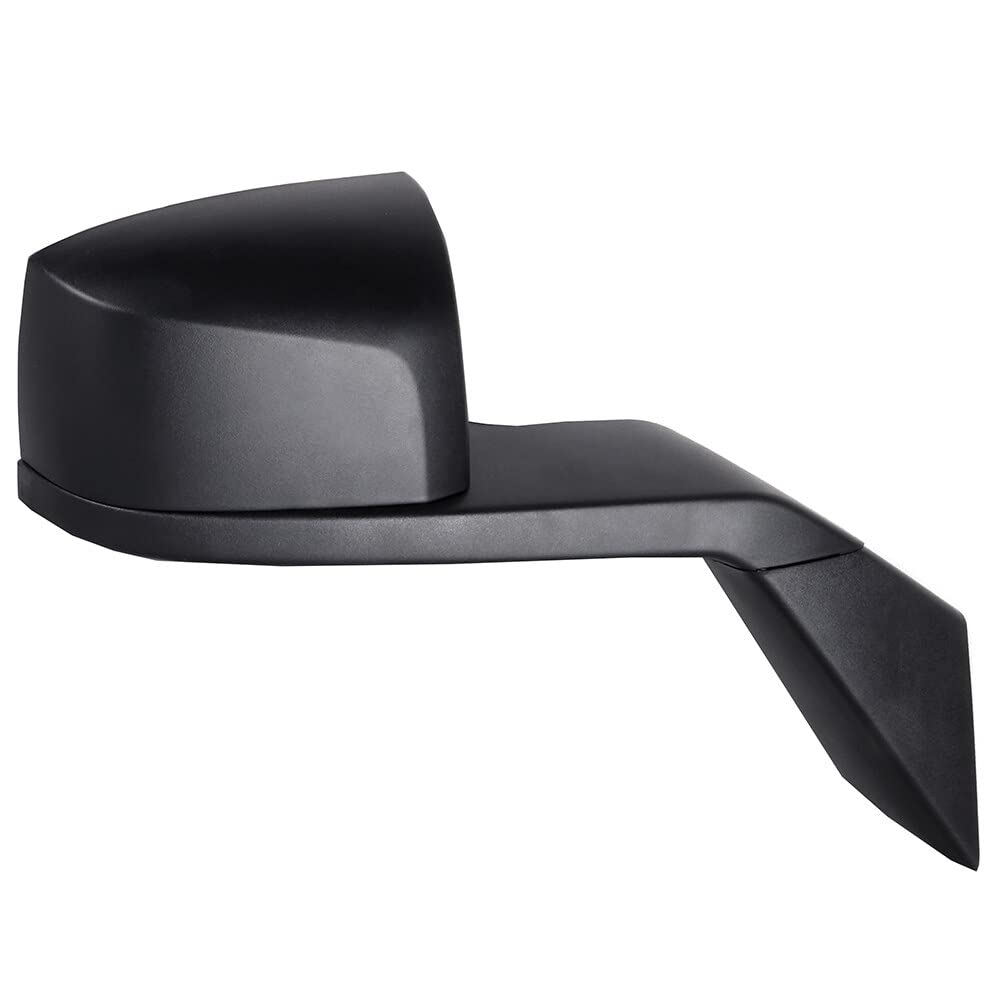 SCITOO Black Manual Left Driver Side Tow Mirror for Volvo VN & VNL Trucks (2004-2016) - Durable Automotive Exterior Hood Mirror Replacement (Part# 82361058) | Perfect for Long-Haul Trucking & Towing Applications