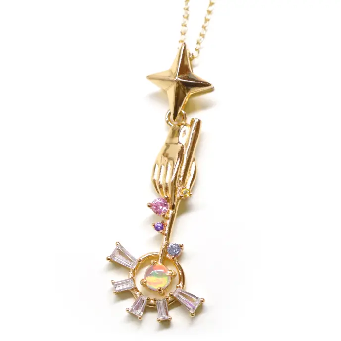Authentic Spellcaster Pendant - Handcrafted Silver Amulet for Protection & Good Luck | Perfect for Wiccan Rituals, Meditation & Spiritual Healing