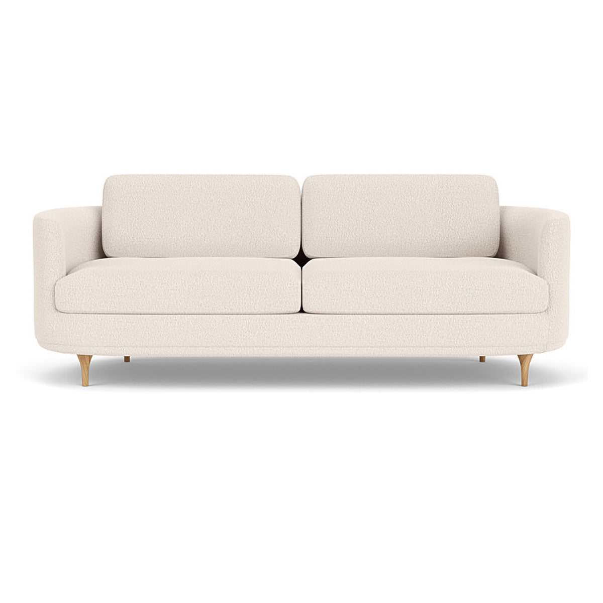 Elinor Boucle 3-Seater Sofa - Modern Upholstered Couch for Living Room, Lounge & Office - Soft Chenille Fabric Sectional Sofa with Comfortable Cushions