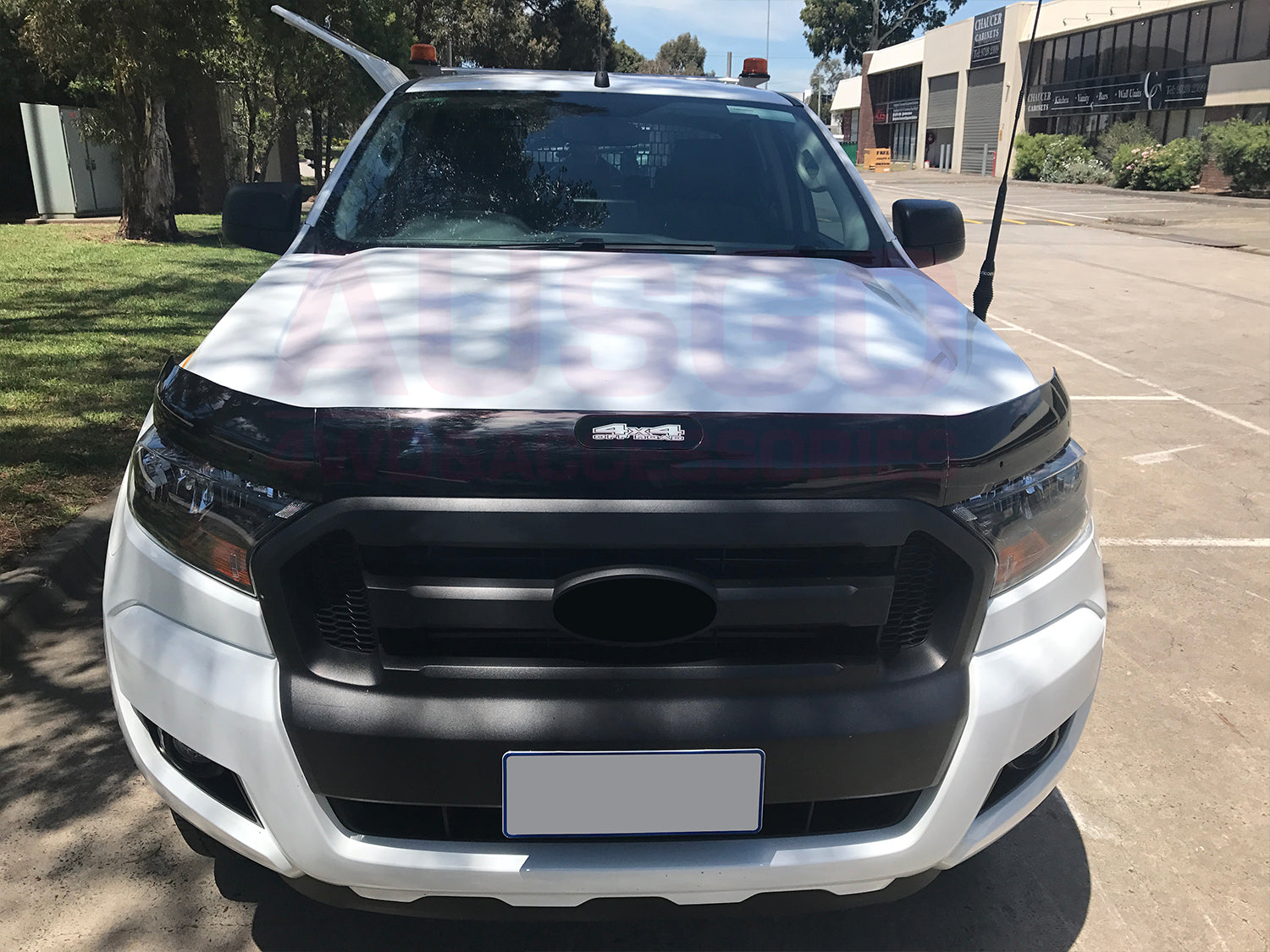 Weather Shields & Bonnet Protector for Ford Ranger Extra Cab (2016-2022) - Rain & Sun Protection for Truck Accessories | Perfect for Off-Road Adventures & Daily Commutes