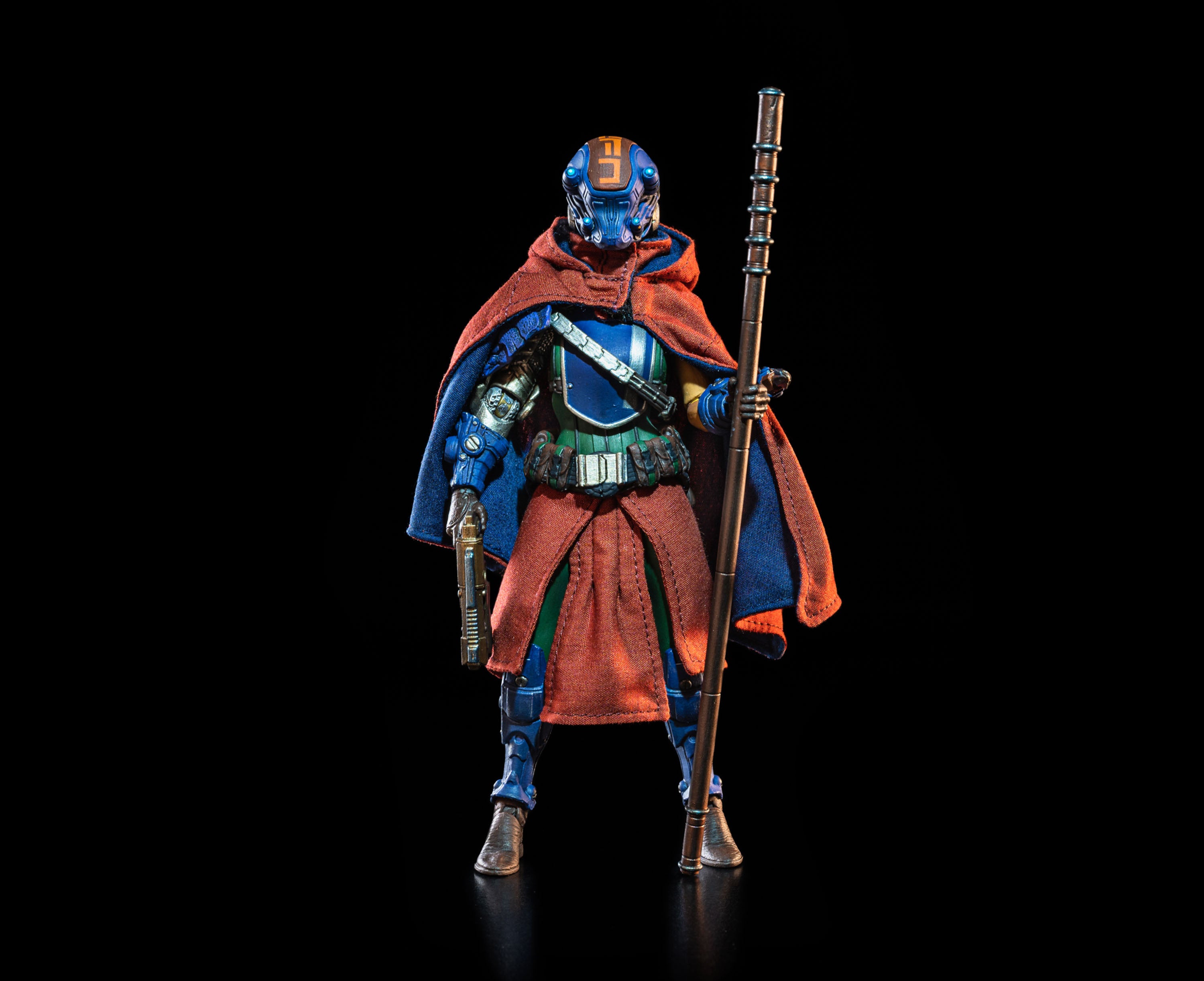 Four Horsemen Studio Mythic Legions 1/12 Scale 6-Inch Action Figure - Cosmic Legions Outpost Zaxxius Kalian Shunn Collectible Toy for Display & Play | Perfect for Collectors & Fantasy Fans