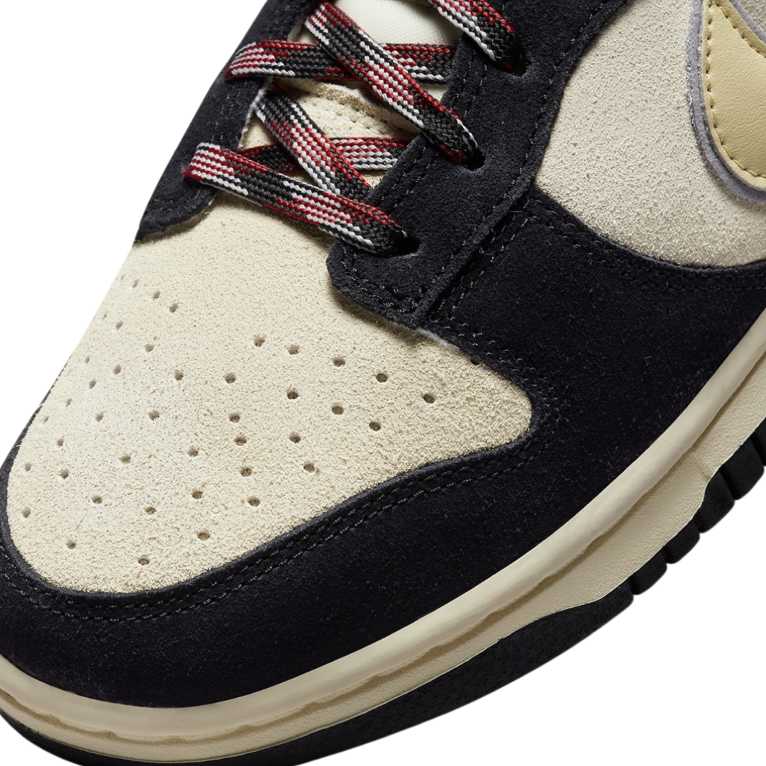 Nike Women's Dunk Low LX Sneakers - Black, Team Gold, Orange & Coconut Milk Colorway | Stylish Casual & Athletic Shoes for Women | Perfect for Running, Gym & Everyday Wear
