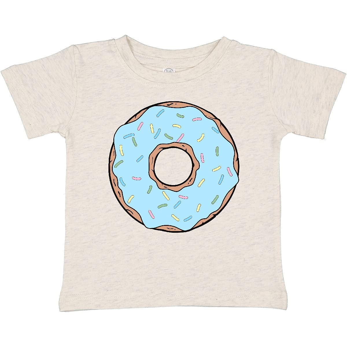 Inktastic Blue Donut Baby T-Shirt - Cute Doughnut with Icing & Sprinkles Design - Soft Cotton Infant Tee for Boys & Girls - Perfect for Birthday Parties, Baby Showers & Casual Outings