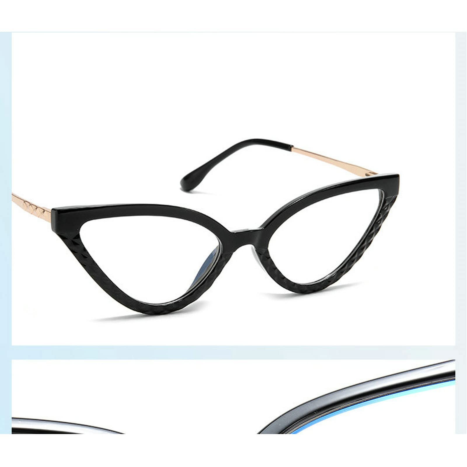 **Retro Small Reading Glasses for Women - Blue Light Blocking Computer Glasses with Spring Hinge - Cute Style for Reading, Working & Screen Time**