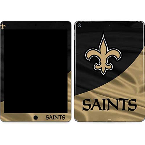 Officially Licensed NFL New Orleans Saints iPad Air 2 Skin Decal - Protective Vinyl Sticker for Tablet Cover - Perfect for Fans, Home & Office Use