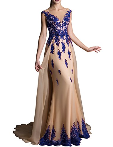 Royal Blue & Champagne
