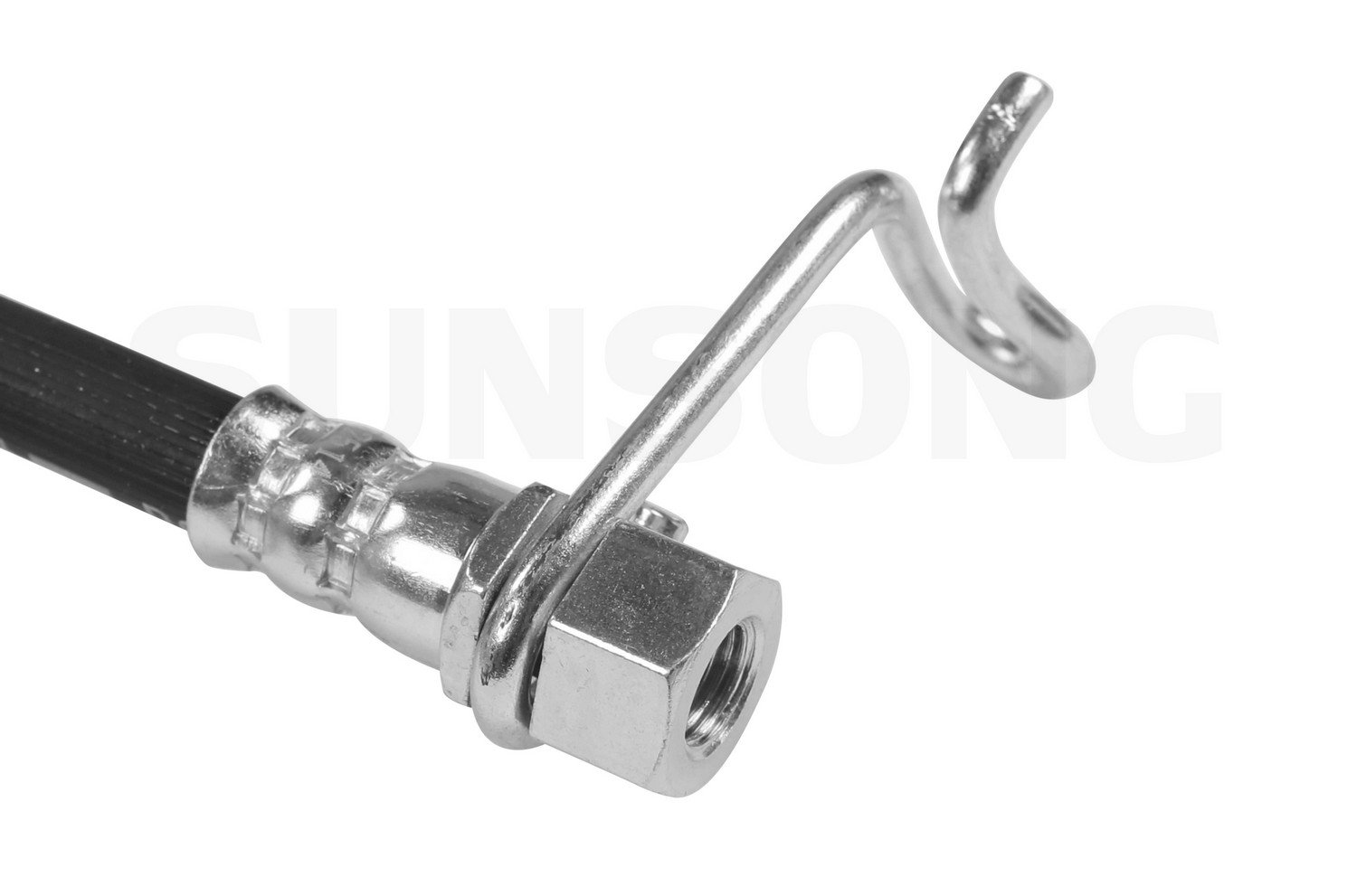 Sunsong 2204725 Brake Hydraulic Hose - High Performance Replacement for Trucks & SUVs - Durable DOT-Approved Brake Line for Safe Stopping Power in All Weather Conditions