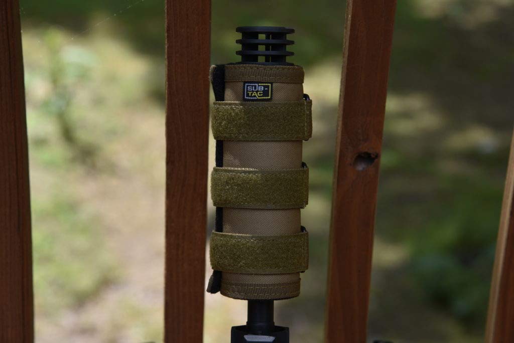 Full Auto High Temperature Alpha Suppressor Cover - 5 Inch Brown FDE - Heat Resistant Protector for Firearm Accessories - Perfect for Shooting Ranges & Tactical Training
