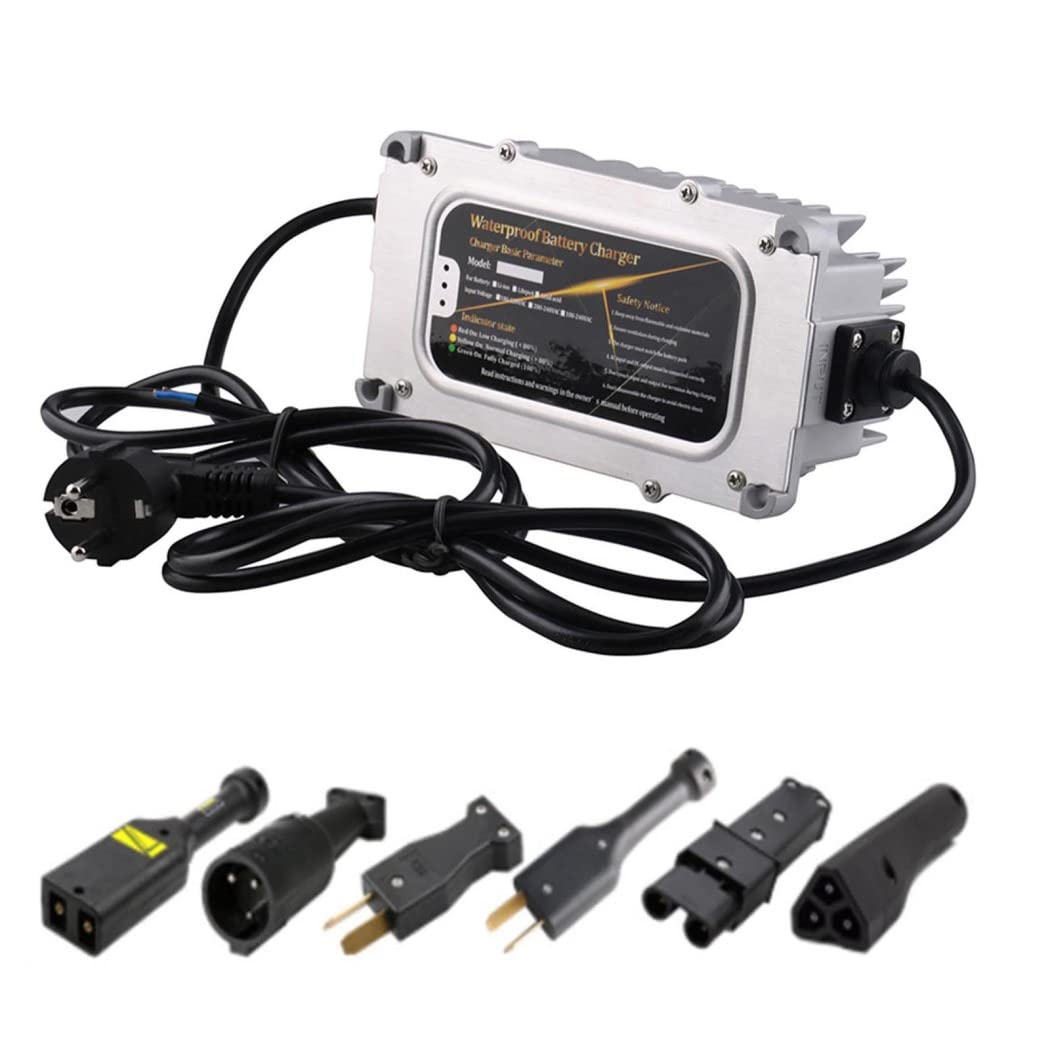 JMYSD 48V 5AMP Golf Cart Battery Charger - Waterproof Club Car Charger for 48V 4S Lead-Acid Batteries | Perfect for Golf Carts, Electric Vehicles & Outdoor Power Equipment