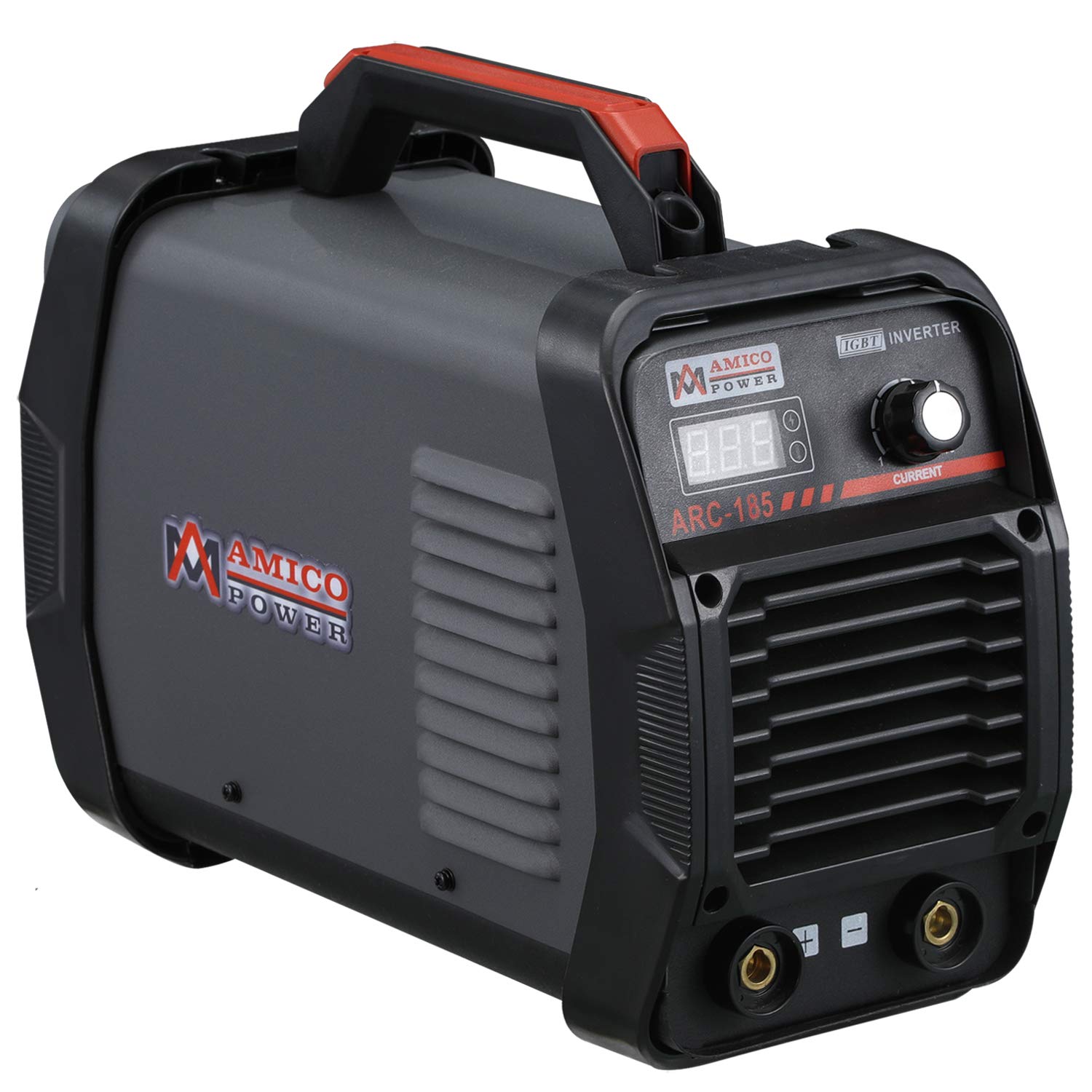 Amico ARC-185 180 Amp Stick Arc Inverter DC Welder - Dual Voltage 115V/230V Welding Machine for Metal Fabrication, Home Repair & DIY Projects