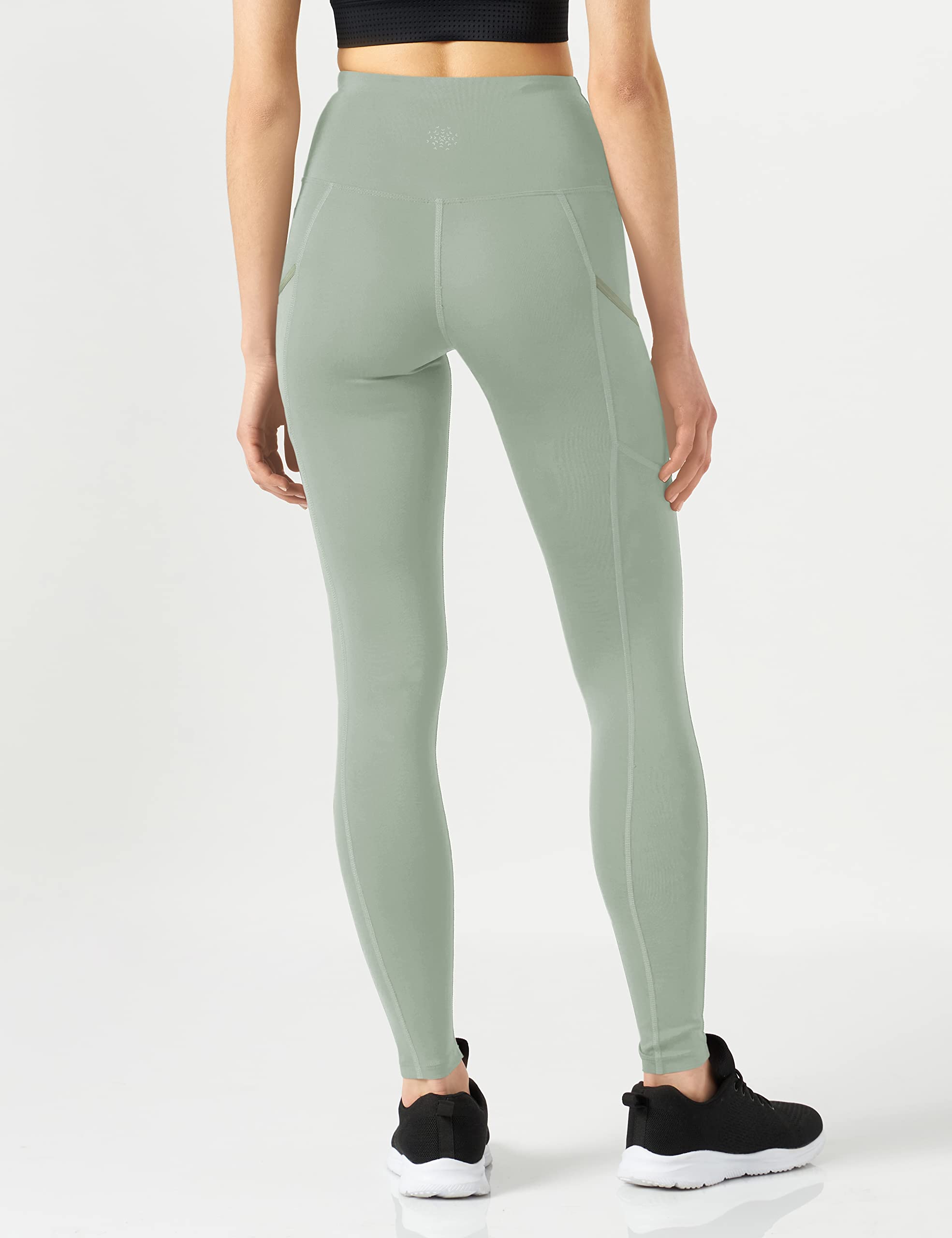 Amazon Essentials Women's High Waisted Running Leggings - Breathable Workout Yoga Pants with Pockets for Gym, Jogging & Everyday Wear
