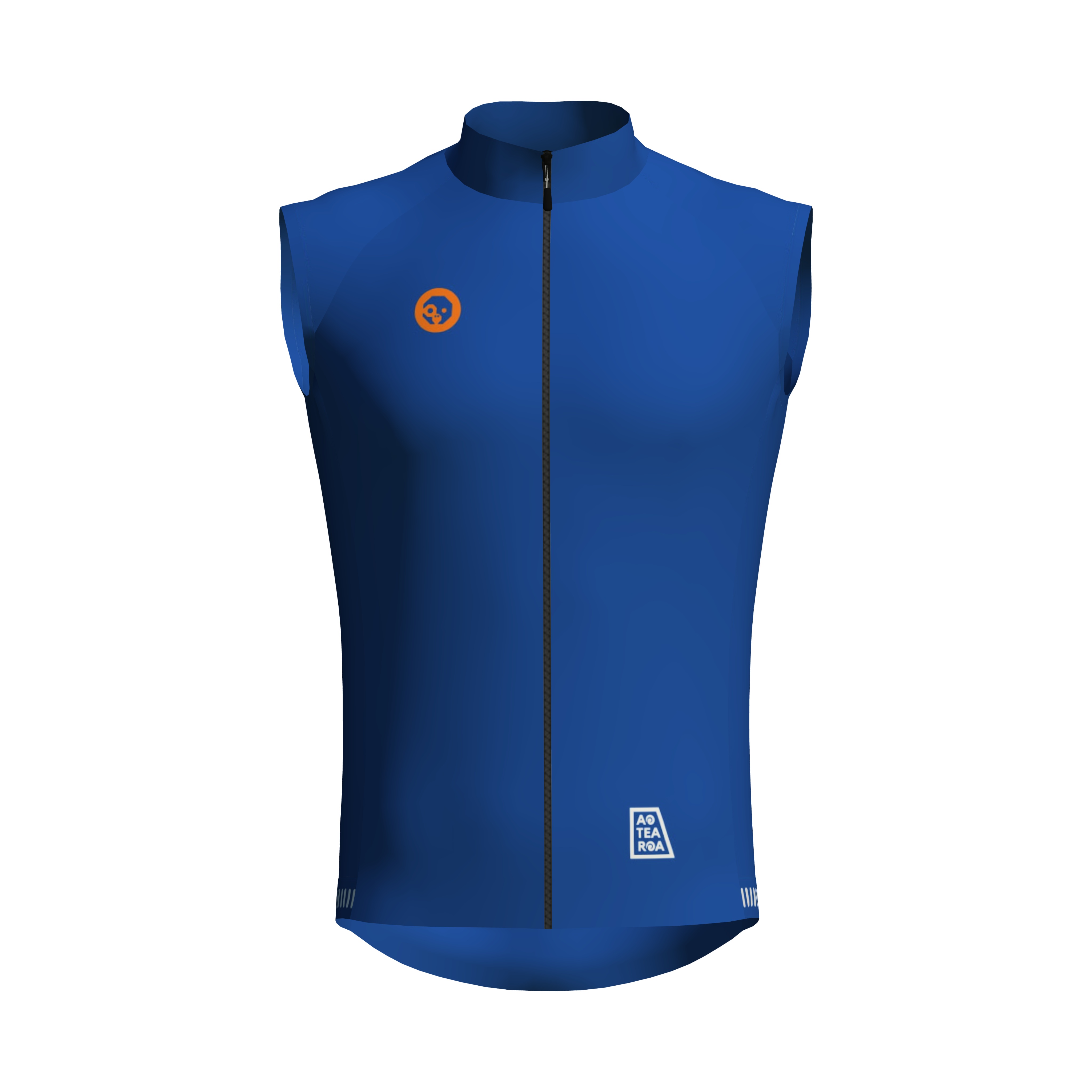 Men's Winter Vest Blue - Lightweight Insulated Puffer Gilet for Outdoor Activities & Casual Wear