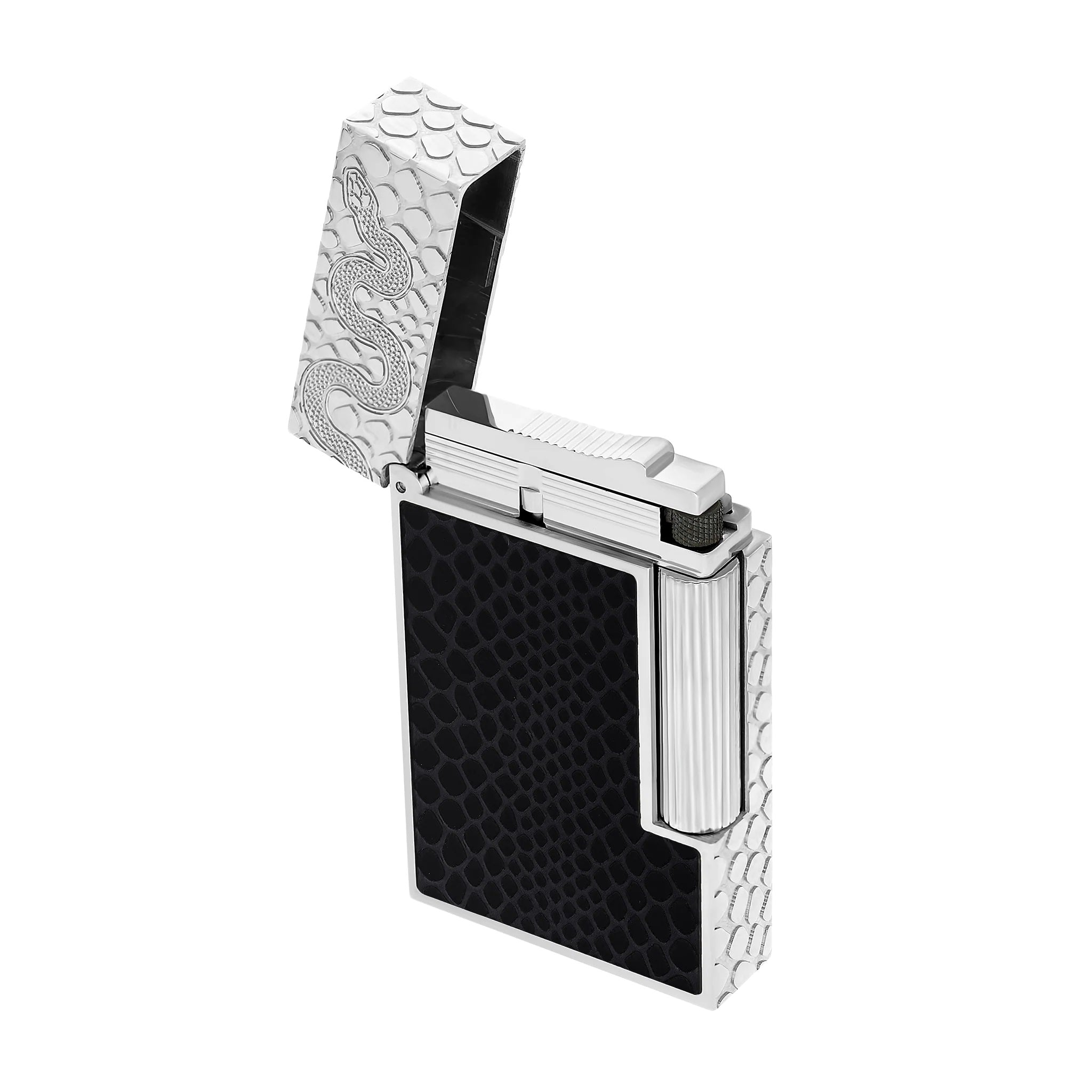 S.T. Dupont Ligne 2 Year of the Snake Black Palladium Luxury Lighter - Premium Collectible Gift for Men, Perfect for Cigar Enthusiasts & Special Occasions