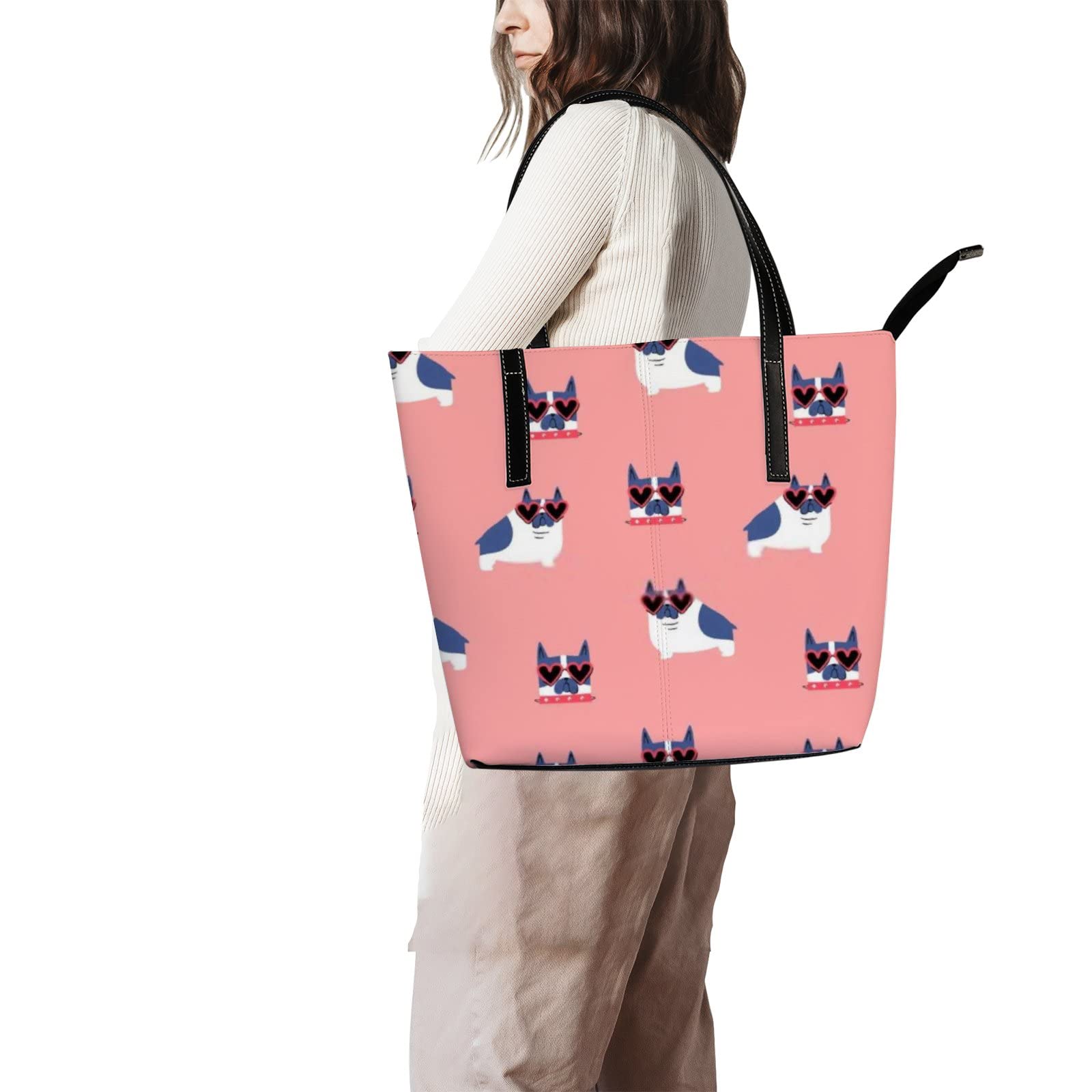 Premium Leather Tote Bag for Women - Stylish Crossbody Handbag for Work, Travel & Everyday Use - Durable & Spacious Work Tote Bag