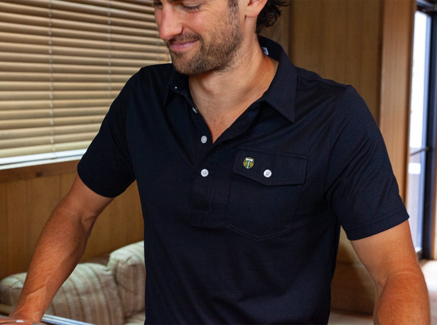 Portland Timbers Performance Players Shirt - Black Soccer Jersey with Axe Logo | Perfect for Matchdays, Training & Fan Support