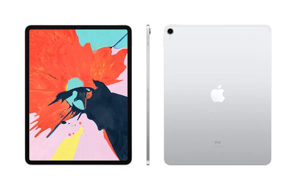 2018 Apple iPad Pro 12.9-inch Wi-Fi + Cellular 64GB Silver (Renewed) - Premium Refurbished Tablet for Work, Study & Entertainment