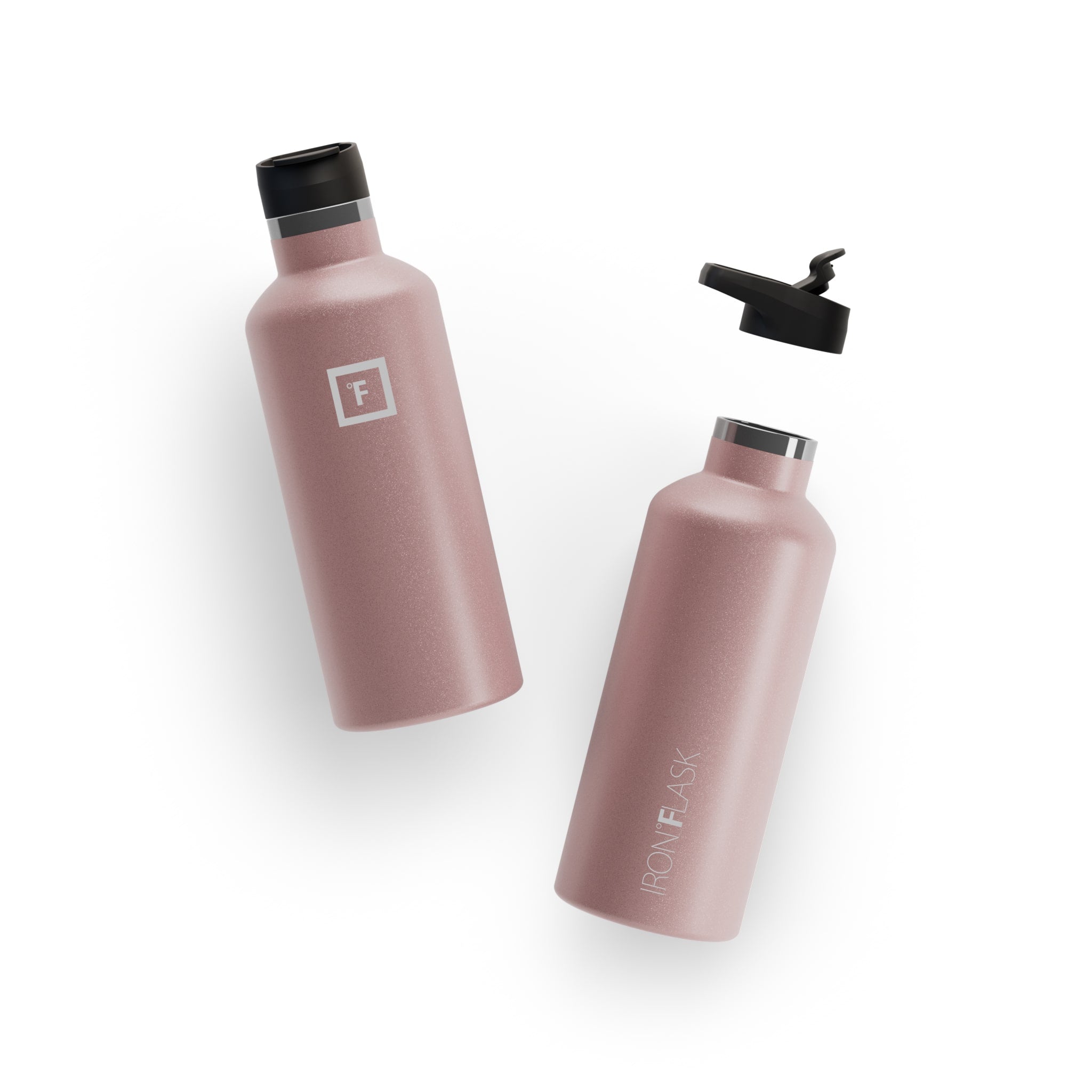 32 Oz Narrow Mouth Water Bottle with Spout Lid - Leak Proof Stainless Steel Insulated Water Bottle for Hiking, Gym & Outdoor Activities