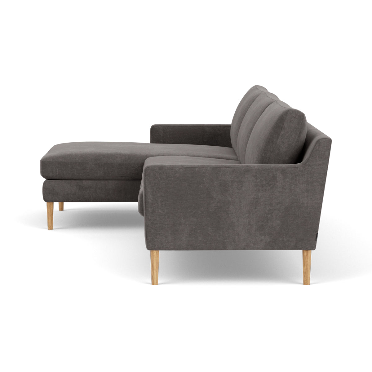 Astha Fabric Left Chaise Sofa - Modern L-Shaped Sectional Couch with Reversible Design for Living Room, Lounge & Home Theater Comfort