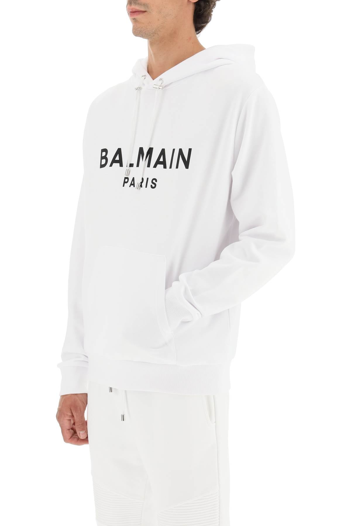 Balmain Logo Hoodie for Men & Women - Luxury Streetwear Pullover Sweatshirt - Perfect for Casual Outfits, Gym, and Travel
