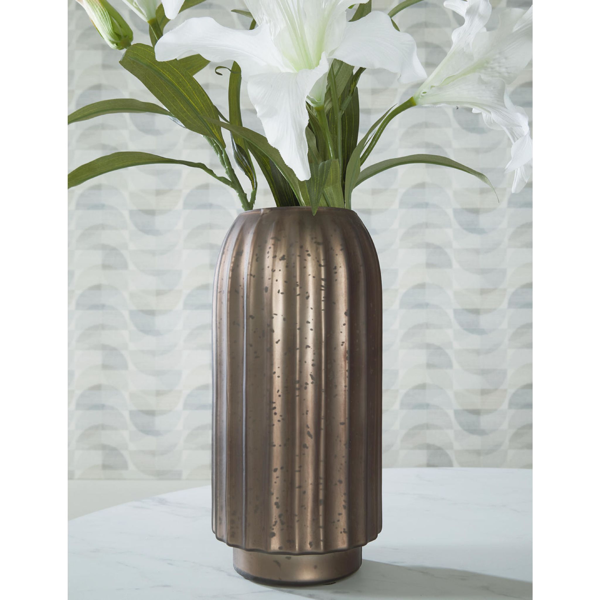 Briarcott Vase - Elegant Ceramic Flower Vase for Home Decor | Perfect for Centerpieces, Wedding Decor & Living Room Accents