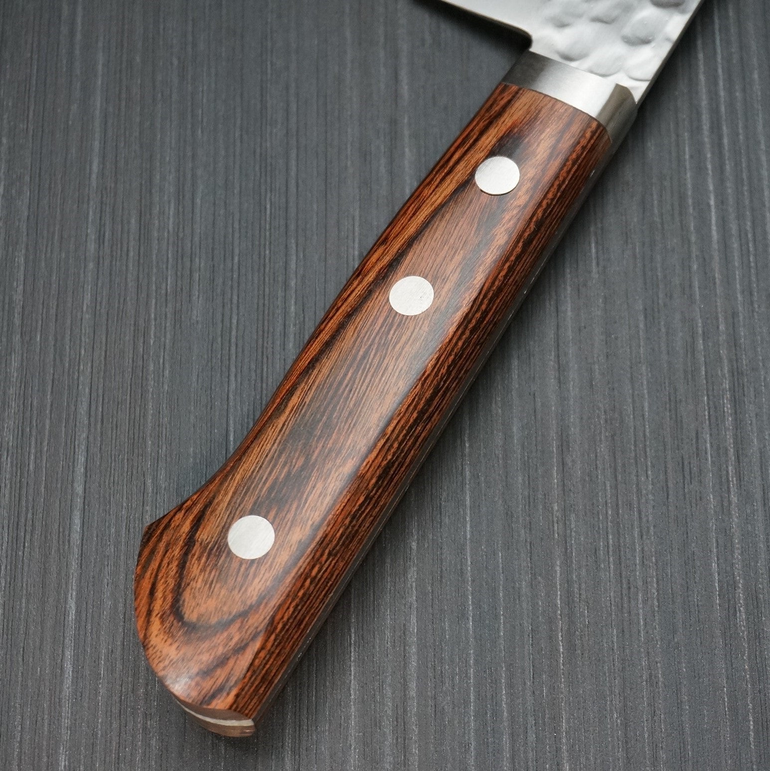 Premium Kanetsune Seki TSUCHIME Hammered Finish VG-1 Santoku Knife 165mm - Japanese Kitchen Knife for Slicing, Dicing & Mincing - Perfect for Home Chefs & Professional Cooking