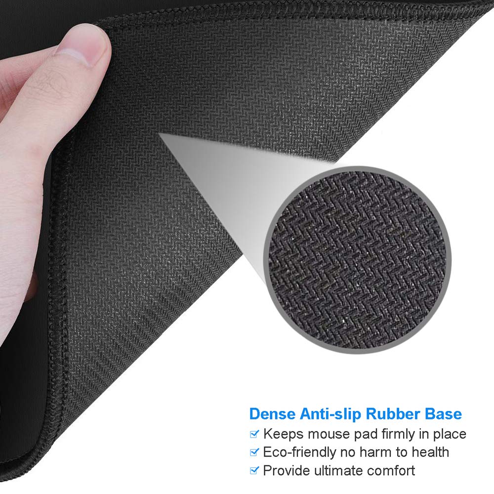 BOSOBO Round Mandala Mouse Pad - Non-Slip Rubber Floral Design with Stitched Edge, 7.9 x 7.9 Inch Cute Circular Mouse Mat for Girls & Women | Perfect for Office, Gaming & Home Computer Use
