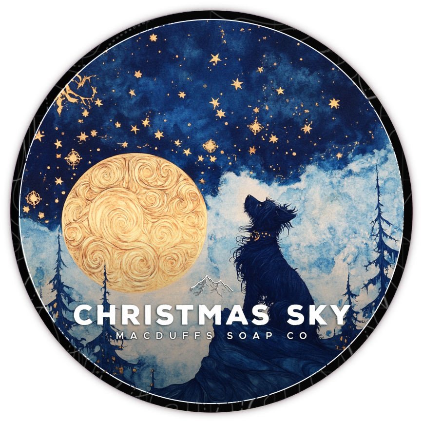 Macduffs Soap Company Christmas Sky Scented Soap Bar - Holiday Gift Set for Handmade Bath & Body Care - Perfect for Festive Gifting & Winter Relaxation