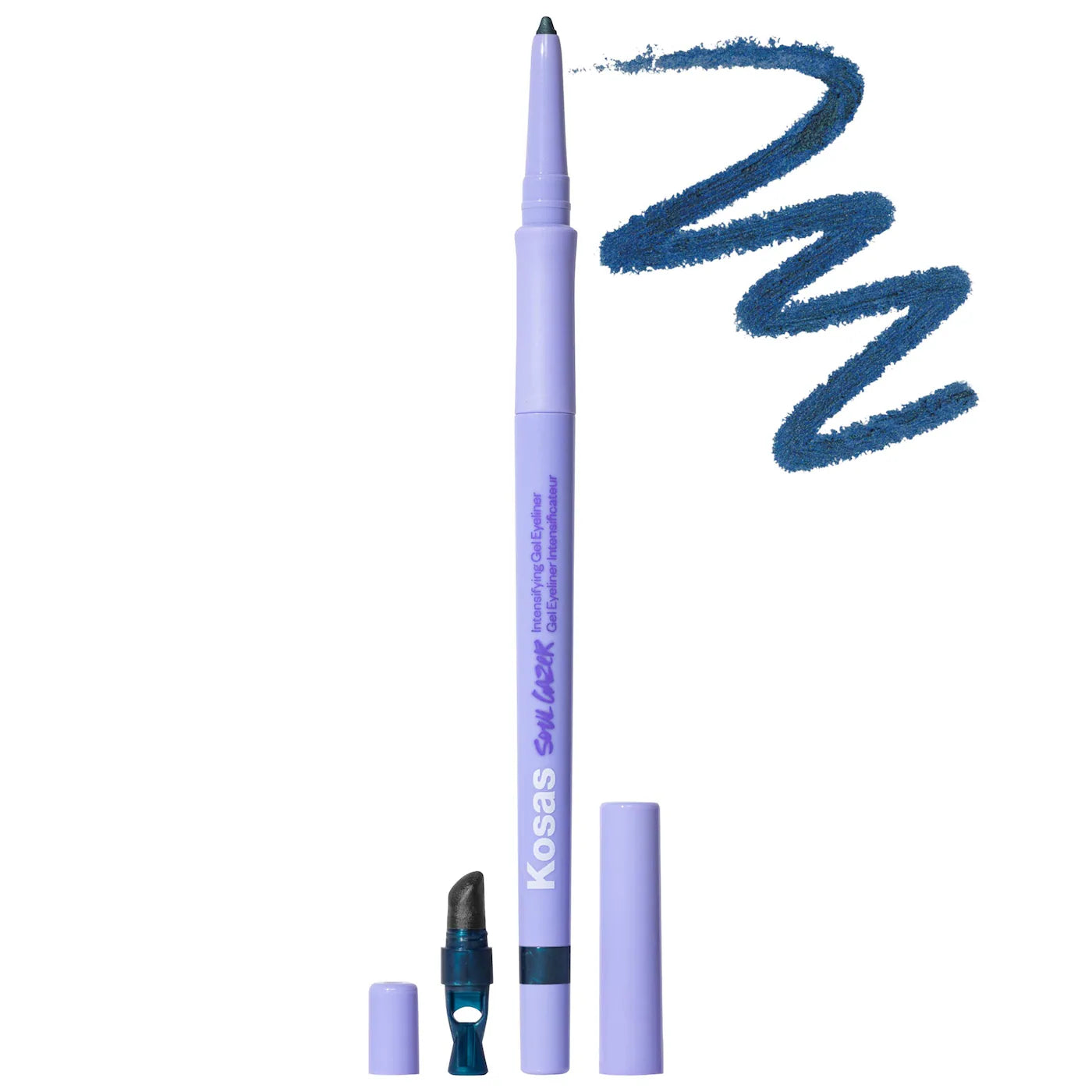 Kosas Soulgazer Intensifying Waterproof Gel Eyeliner - Long Lasting Smudge Proof Eye Liner (Multiple Shades) - Perfect for Everyday Wear & Special Occasions