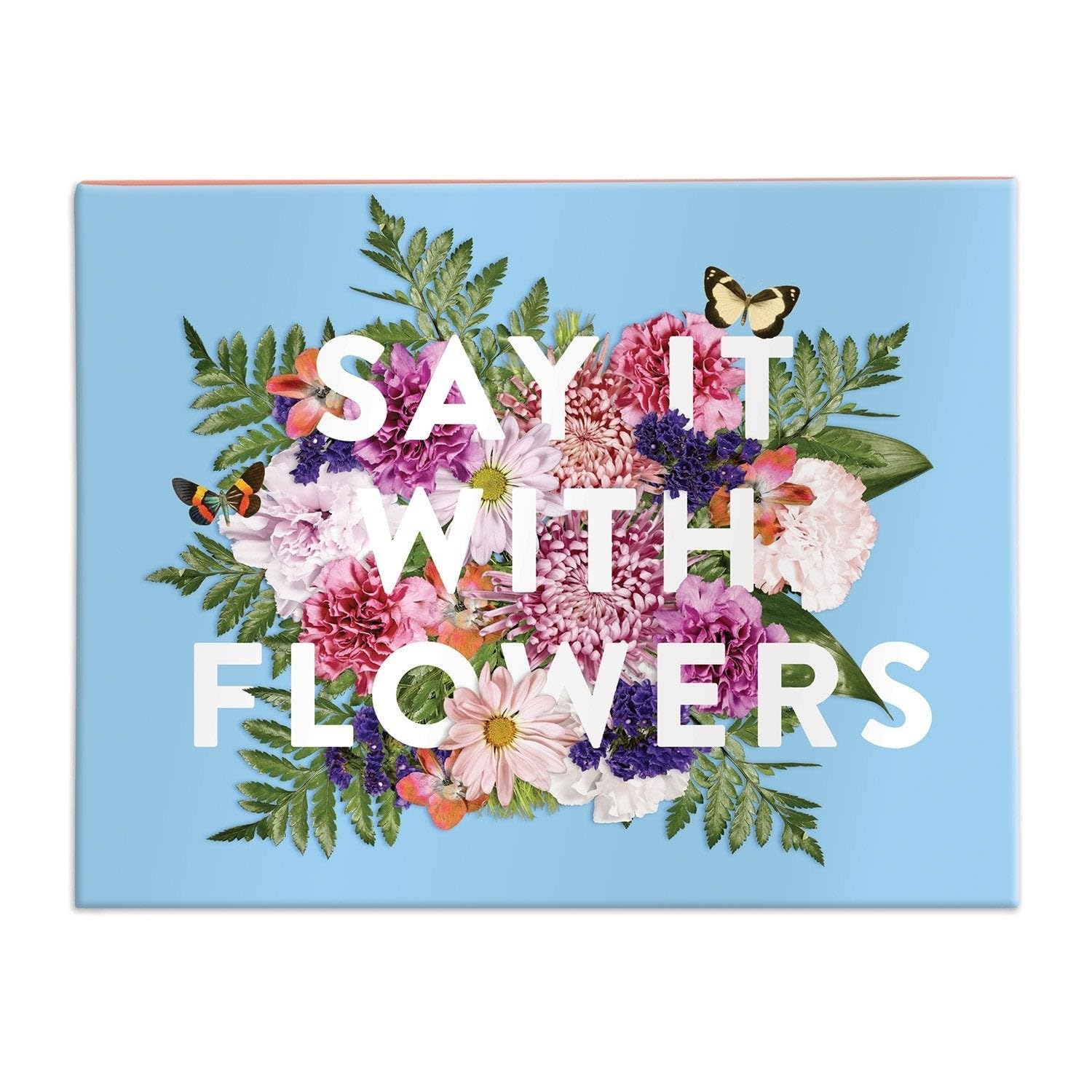 Say It With Flowers Greeting Card Set - 20 Assorted Floral Notecards with Envelopes | Perfect for Thank You Notes, Birthday Wishes & Special Occasions
