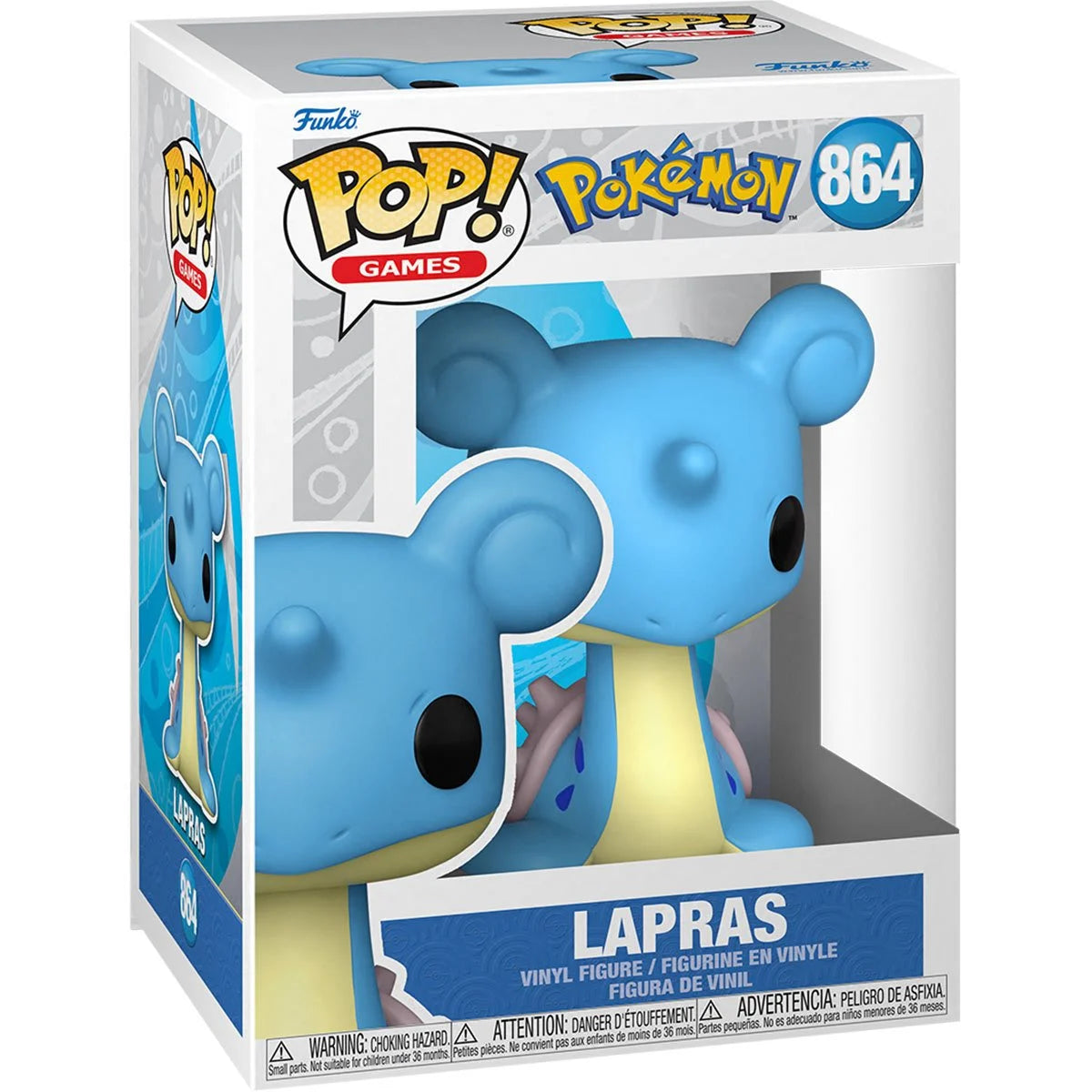 Funko Pop Pokemon Lapras Vinyl Figure - Collectible Lapras Plush Toy for Pokemon Fans | Perfect for Display, Gifts, and Anime Collections
