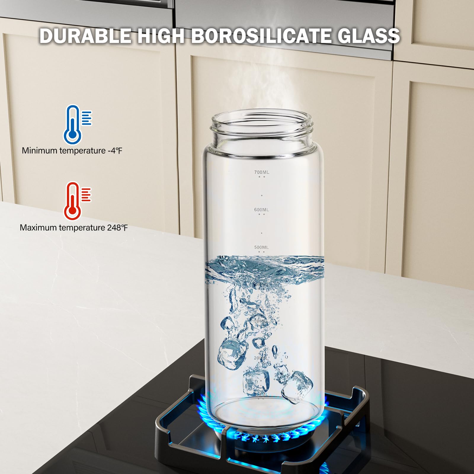 Premium Glass Olive Oil Dispenser Bottle with Auto Flip Cap - 2 Pack Shatterproof Kitchen Oil Bottles for Easy Pouring | Perfect for Cooking, Salad Dressing & Gourmet Meal Prep