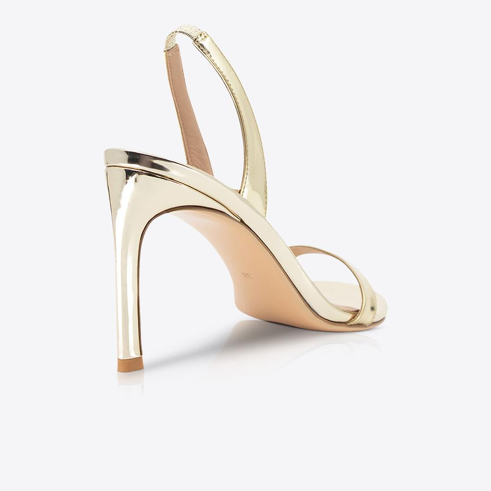 Elegant Gold Martini Heels for Women - Stylish High Heels for Parties, Weddings & Evening Events