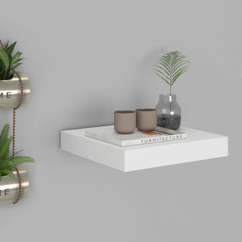 Estink Wall Mount Shelf - 23x23.5x3.8cm Modern Wall Rack for Office & Home Decor - Perfect for Displaying Books, Plants & Decorative Items
