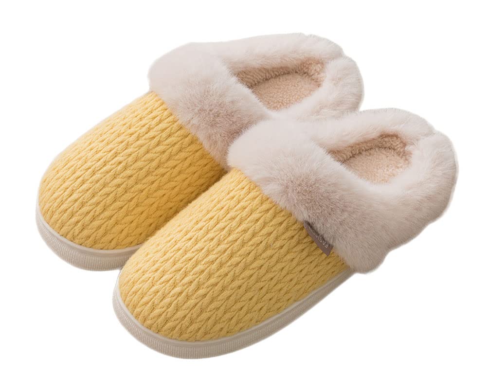 Cozy Women's Winter Slippers - Fluffy Thick Fur Indoor House Shoes with Fleece Lining | Warm & Soft Bedroom Slippers for Home, Lounge & Cold Weather Comfort