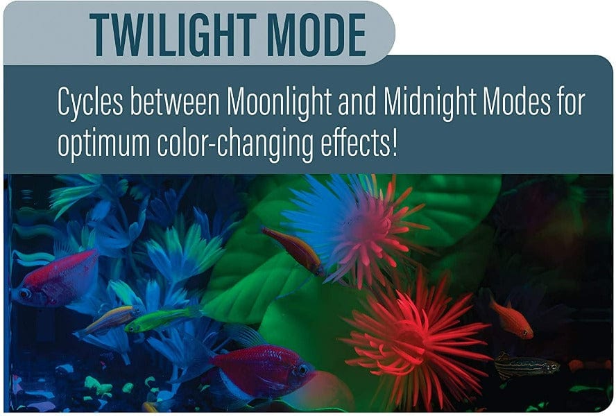 GloFish Color Changing LED Aquarium Light - Enhance Your Fish Tank with Vibrant Colors | Perfect for Freshwater & Saltwater Tanks, Night Viewing & Mood Lighting