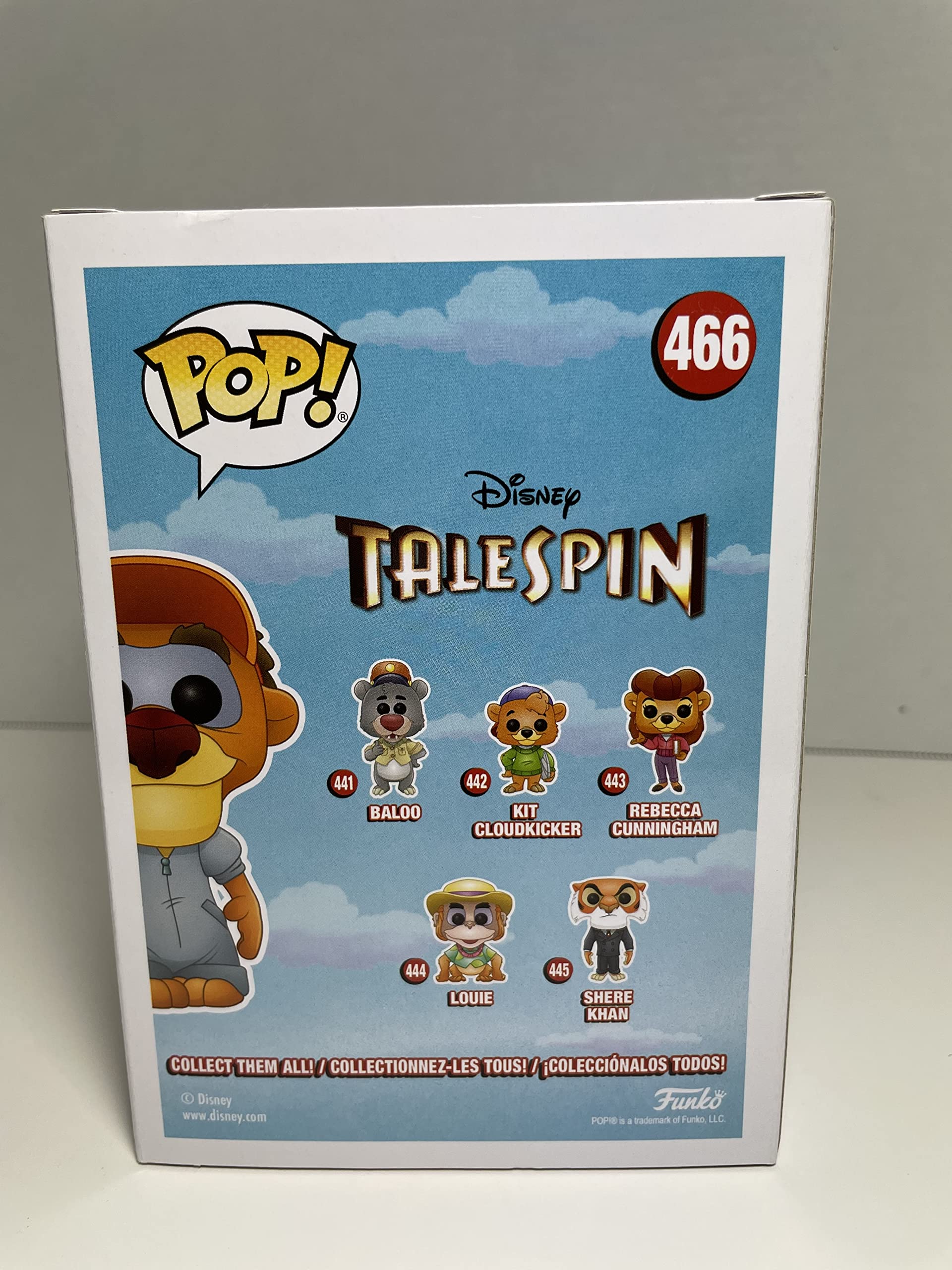 Pop Funko GameStop Exclusive Chase Edition Disney TaleSpin Wildcat 466 - Rare Collectible Vinyl Figure for Disney Fans & Collectors - Perfect for Display, Gifts, and Disney Memorabilia Collections