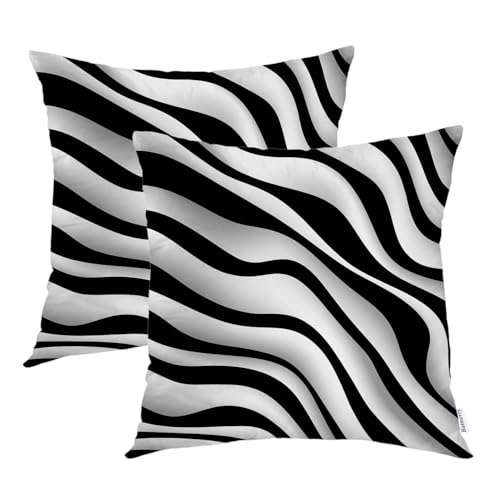 Black Wavy Lines Black12