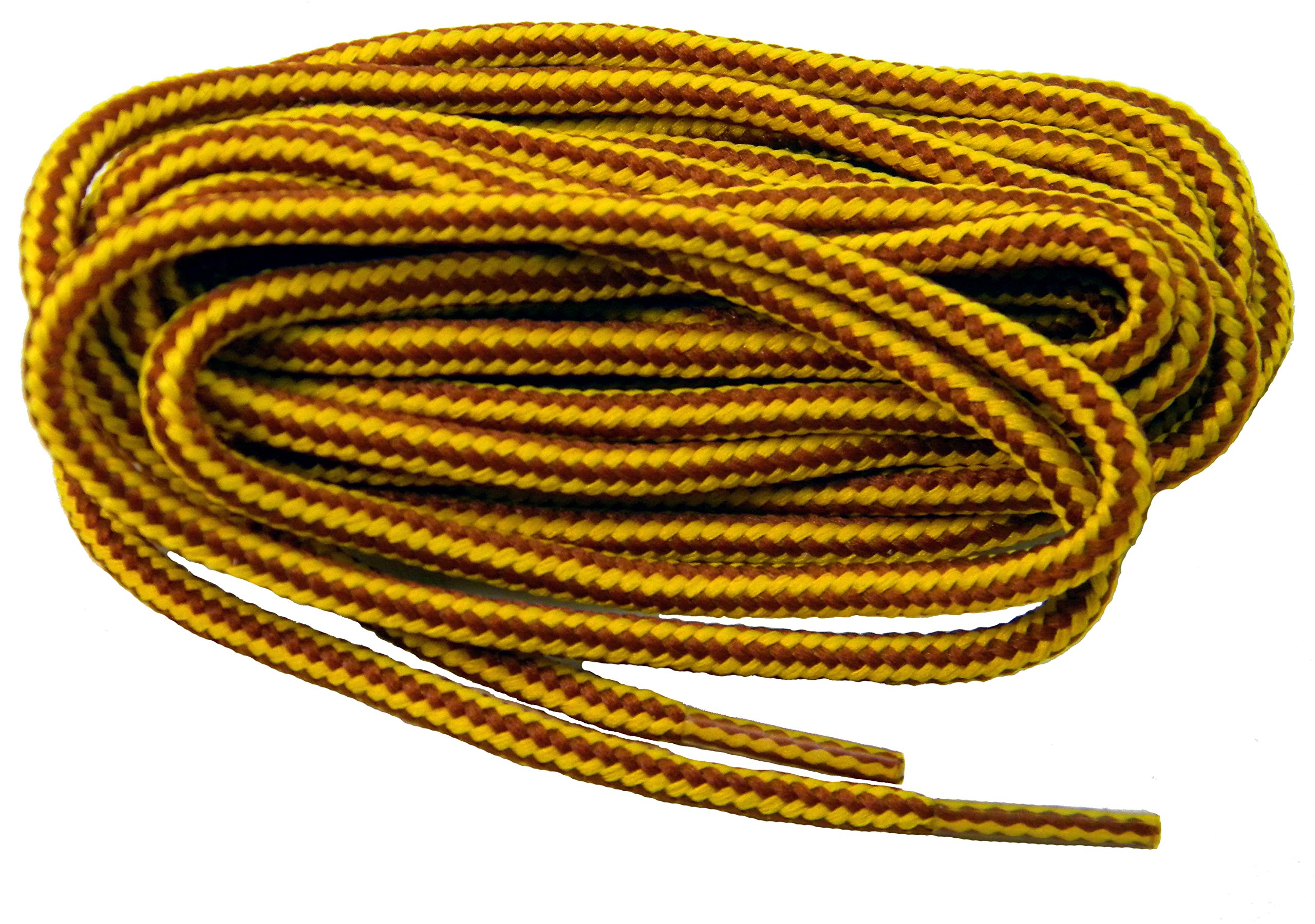 GREATLACES 2-Pack Heavy Duty Round Boot Laces - 1/8 Inch Thick Rugged Wear Shoelaces for Work Boots & Hiking - Durable & Long Lasting for Outdoor Activities & Tough Jobs