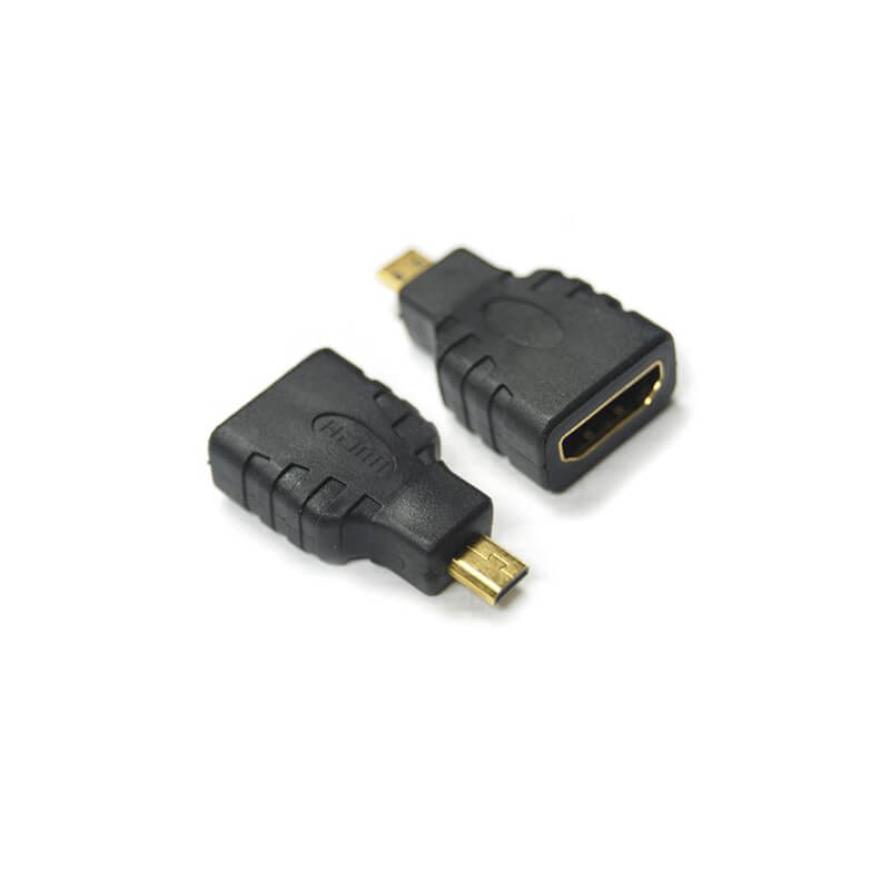 Dynamix HDMI Female to HDMI Micro Male Adapter - Connect Micro HDMI Devices to Standard HDMI Ports for Laptops, Cameras, and Monitors