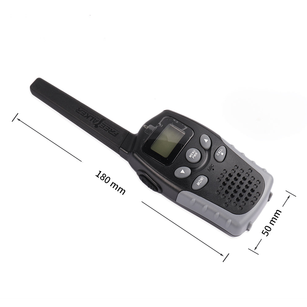 Radioddity JJ 310 Mini Walkie Talkies for Kids - 2 Pack Portable Walkie Talkies with 3 Miles Range, 22 Channels & VOX - Perfect for Outdoor Adventures, Camping, Hiking and Family Activities