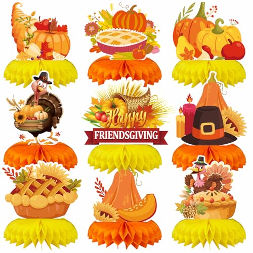 Fall Thanksgiving Honeycomb Set G