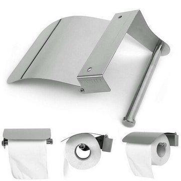 Stainless Steel Toilet Tissue Paper Holder - Modern Bathroom Accessory for Home & Office | Durable & Rust-Proof Design | Made in India
