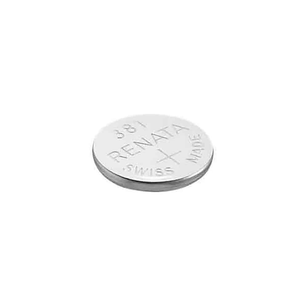 Renata 381 SR1120SW Silver Oxide Watch Batteries - 1.55V Long-Lasting Power (10-Pack) for Watches, Calculators & Small Electronics