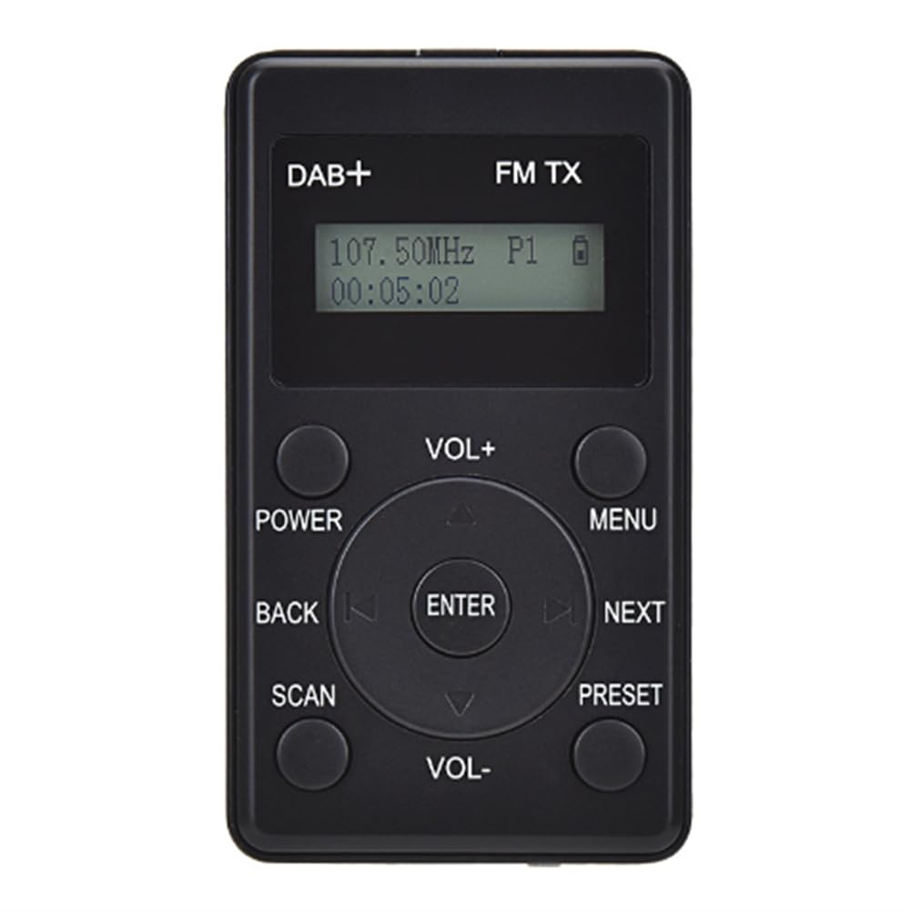 Portable Mini Pocket FM Radio with Digital Display, Built-in Rechargeable Battery, Earphone Jack & Calendar - Perfect for Outdoor Activities, Travel, and Emergency Use